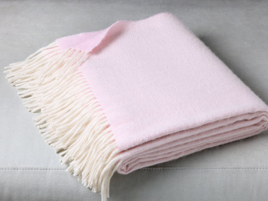 FRINGED CASHMERE THROWS