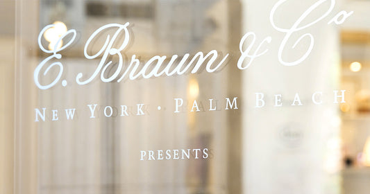 E. Braun & Co. New York now in Palm Beach