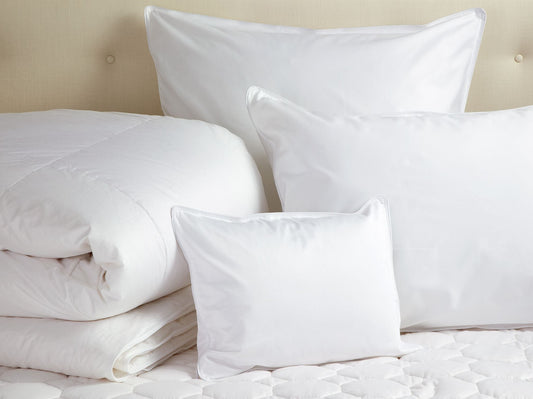 DOWN PILLOWS & COMFORTERS